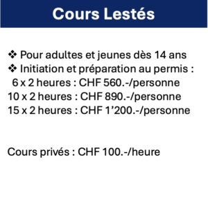 cours lestés 2025